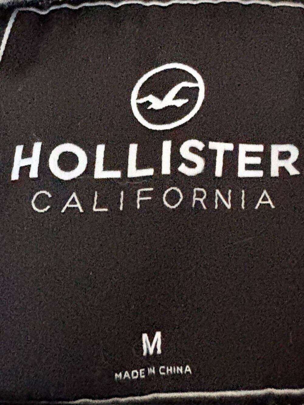 Hollister Men’s Colorblock Logo Tape Sleeve Pullover Hoodie Gray White Size M - Picture 3 of 5